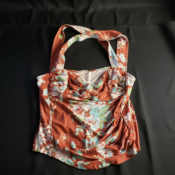 Free‎ People Ginger Snap Floral Top Women’s XS - Picture 2 of 7